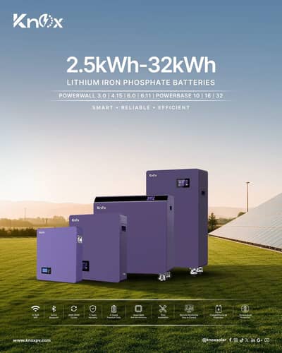 knox powerwall 3.0 & 6.0 100ah \ solar inverter \ solar system