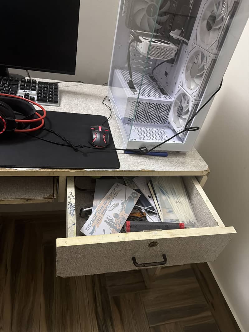 Study table with slider and drawer 2