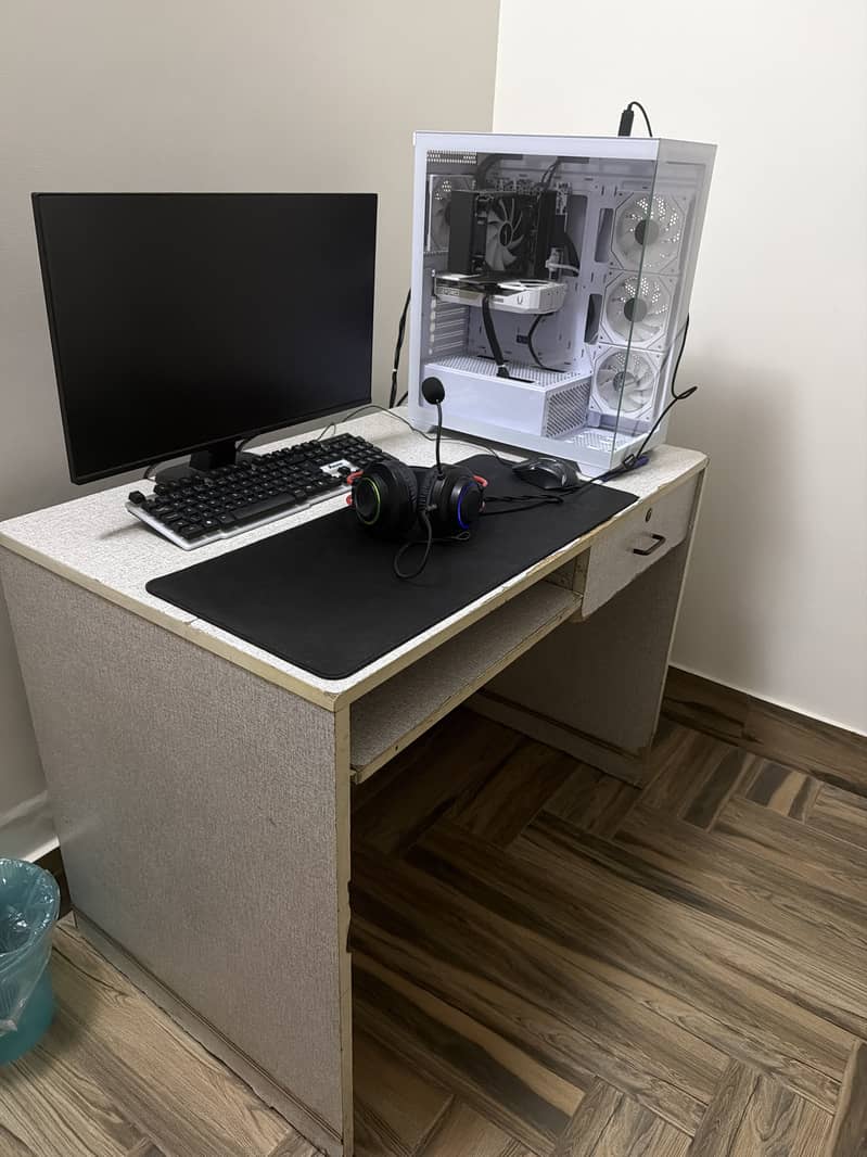 Study table with slider and drawer 3