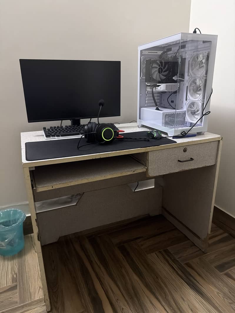 Study table with slider and drawer 4
