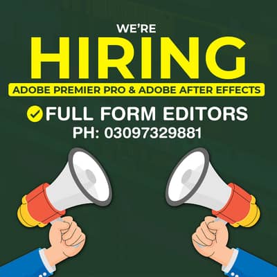Hiring Cash-Cow Video Editors 