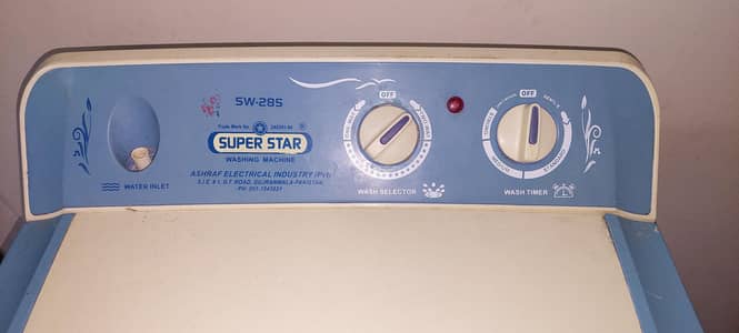 Super Star SW-28S Washing Machine – Good Condition