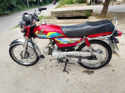 honda cd70 model 2021 in lush condition