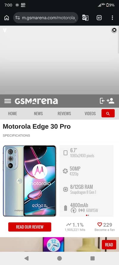 Motorola Edge 30 pro
