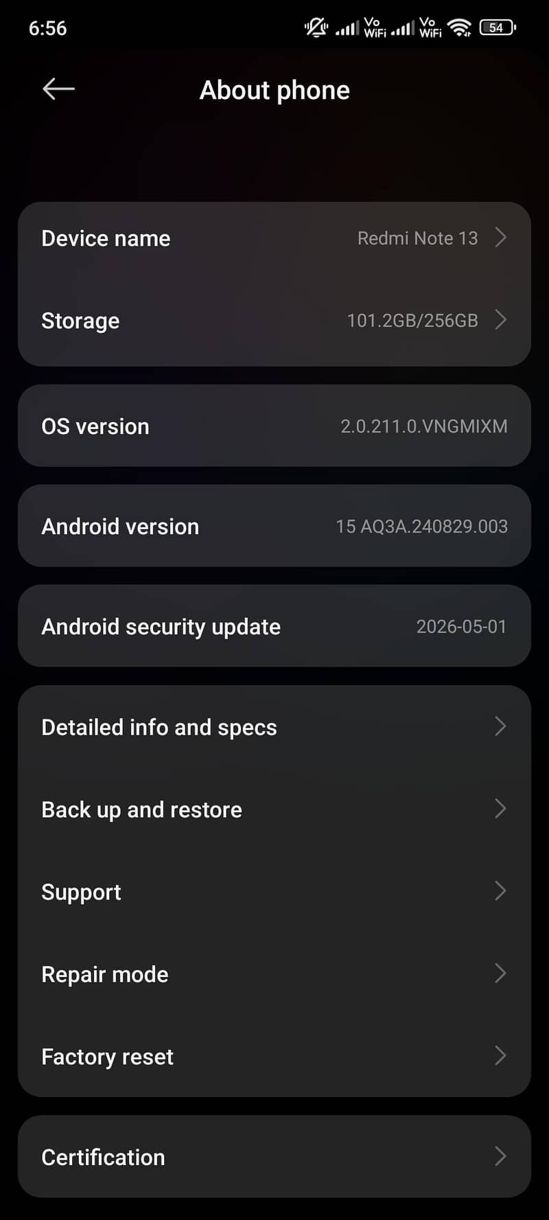 Xiaomi Redmi Note 13 0