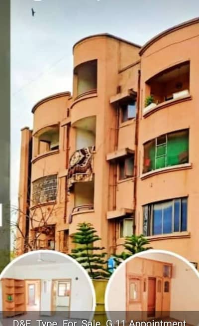 G11/3 ibne sina road D type flat For Rent top floor family bachelor's