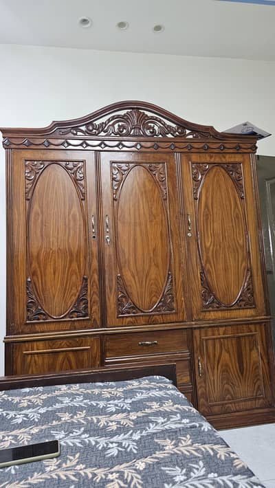 3 Doors 3 Drawers 2 Cabinet Wooden Wardrobe