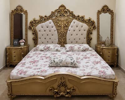 KIND BED Pure Wood Never used had to move abroad so selling it.