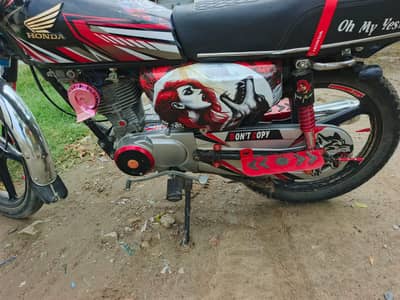 #Honda CG 125 2021 Model / Excellent Condition /  Red Color
