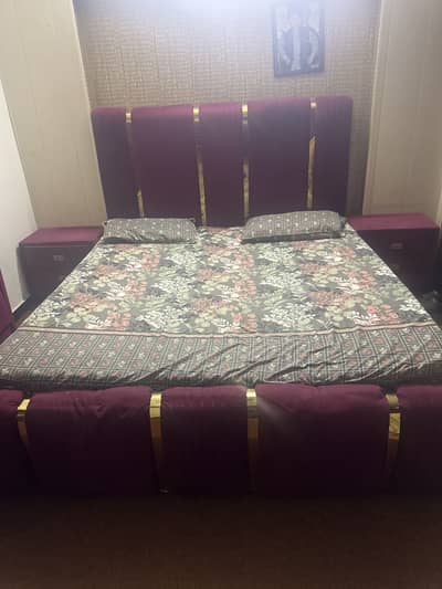 Bed dressing table side tables for sale. !
