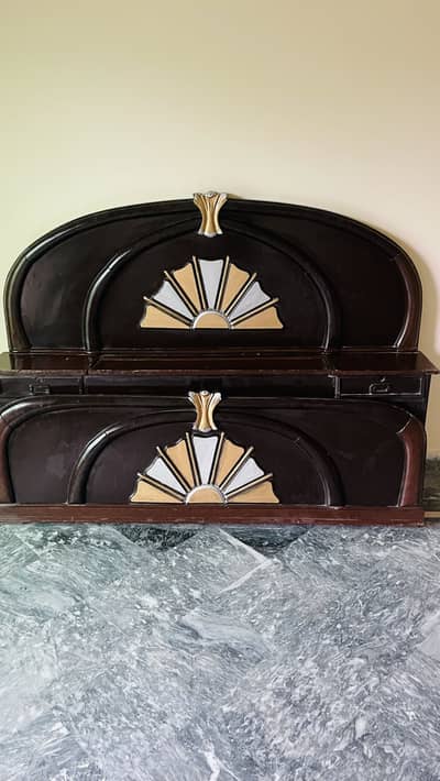 Beautiful Used Wooden Bed