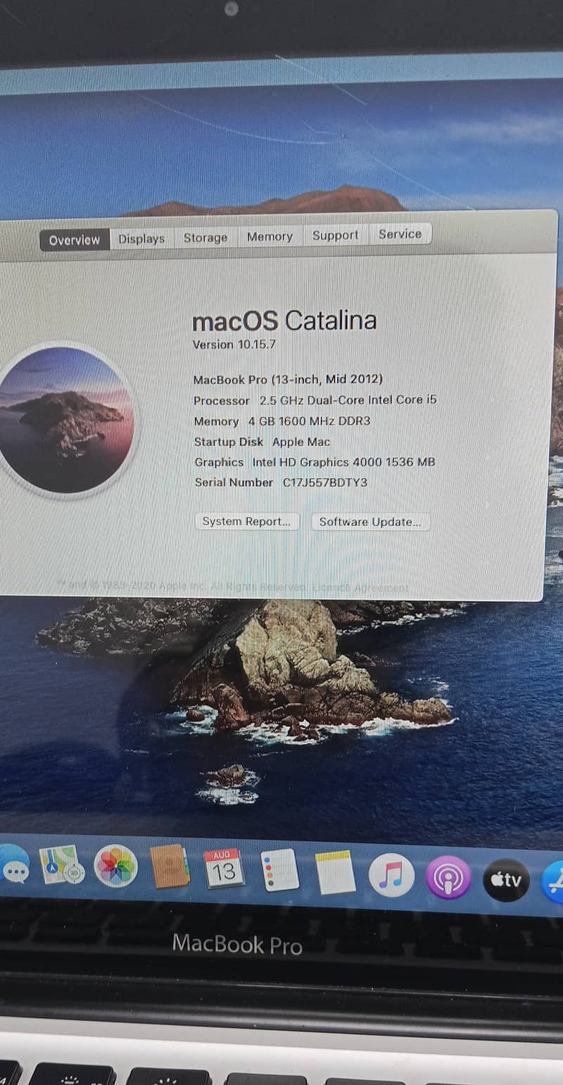 Apple Macbook Pro 2012 6