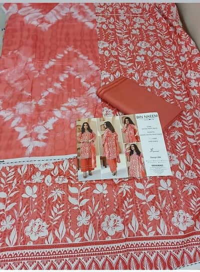 Lamisah 3pc printed lawn suit