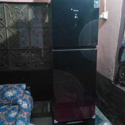 Haier Freezer new 6 month used  glass door whatapp number 03145873176
