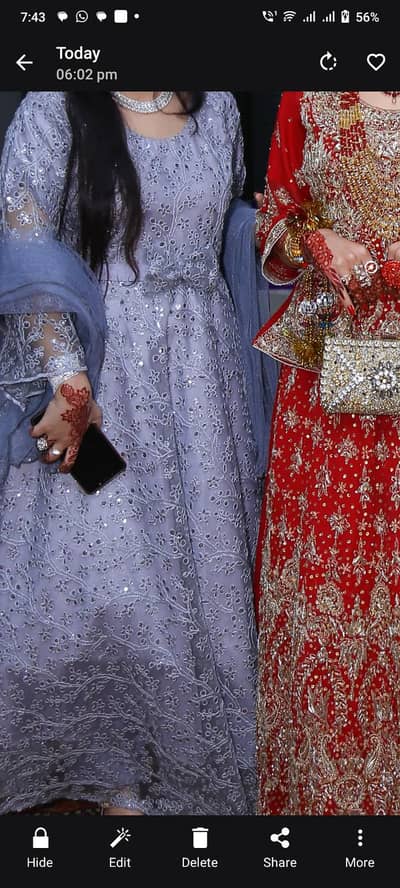 fancy party wear maxi