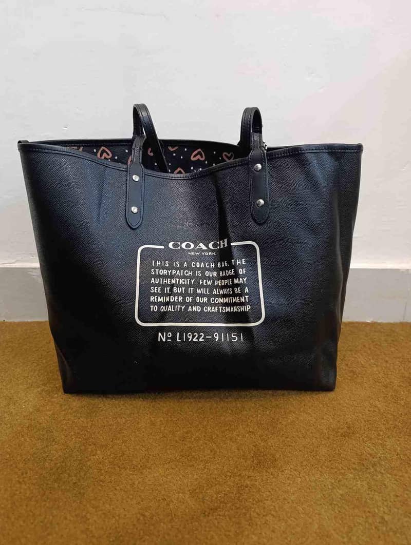 Coach Authentic Reverseable tote bag 10