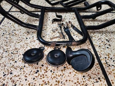 front and rare safe guard and horn