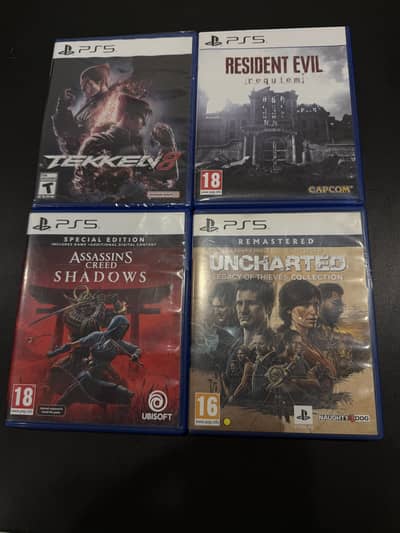 PS5 Games | Resident Evil 9, AC Shadows, Uncharted, Tekken 8