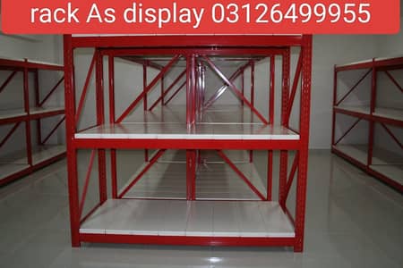 Warehouse rack - Plastic pallet - Super store rack - wall rack - Rack