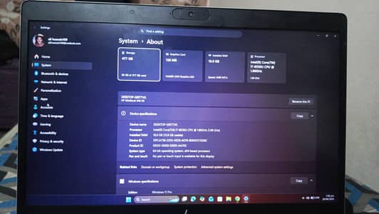 leptop HP elite book g5 840