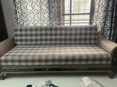 7 seater sofa set and one sofacombed