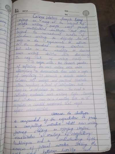 Assignment writing