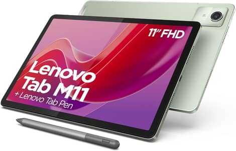 LENOVO TAB M11 8/128GB 11' inch WITH STYLUS PEN ,BOX CHARGER AND COVER