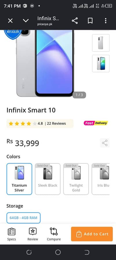 Infinix Smart 10