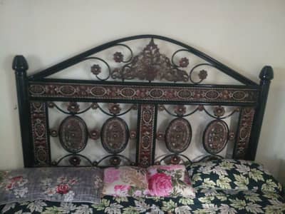 iron bed and matress