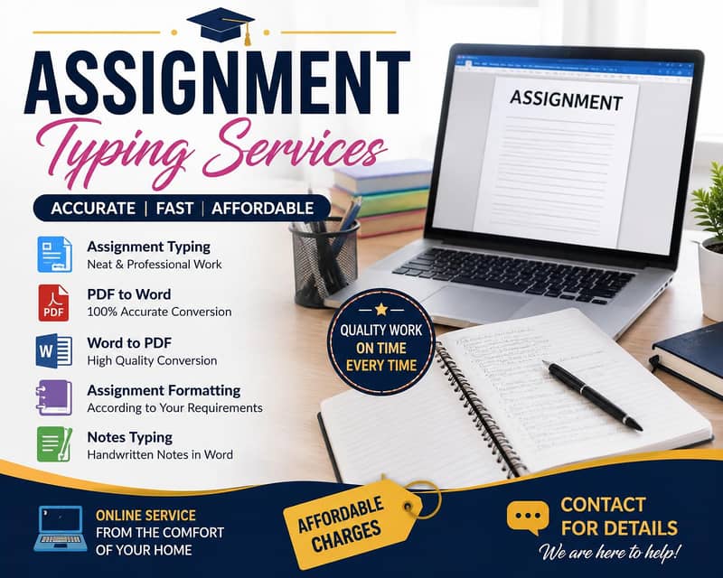 Assignment Typing & Formatting Service 0