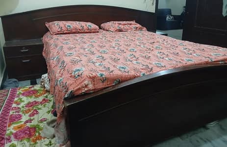 Double Bed with mattress for sale