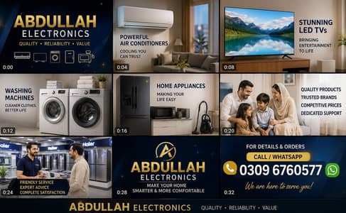 Air Conditioners Haier, Dawlance, EcoStar, Gree, Homage, Orient & PEL