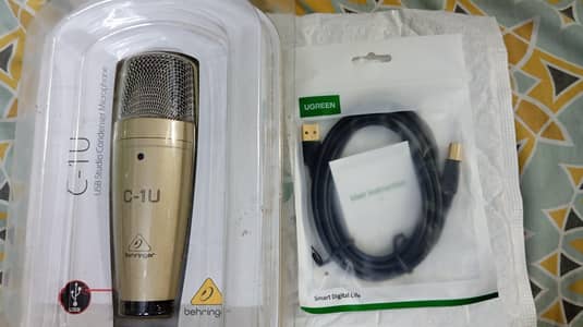 Behringer C-1U USB Studio Condenser Microphone with Pop Filter