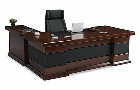 Luxury Executive Office Desk/ CEO Office Table/ Solid Wood Table