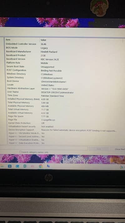 HP Laptop core i5 elite book