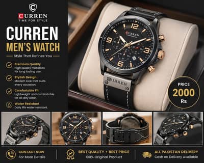 CURREN Men’s Watch – Stylish & Premium