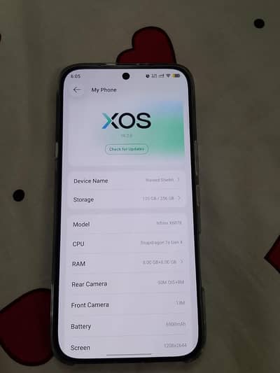 infinix note 60 pro 5G With Complete Accessories