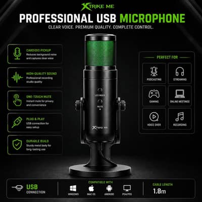 RGB LIGHTING GAMING MICROPHONE