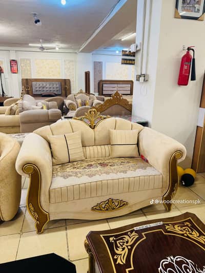 new trending special 6 seater sofa set 123 with lifetime warranty
