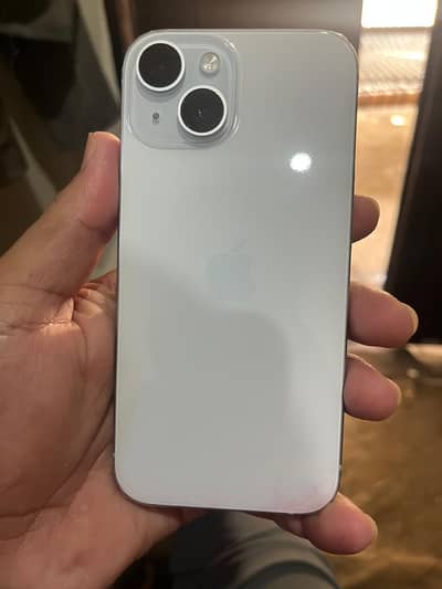 i phone 15 white clr chucha peice