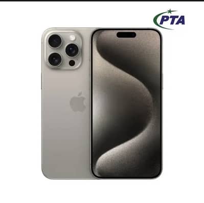 Apple iPhone 15 Pro Max natural titanium 256 gb PTA approved