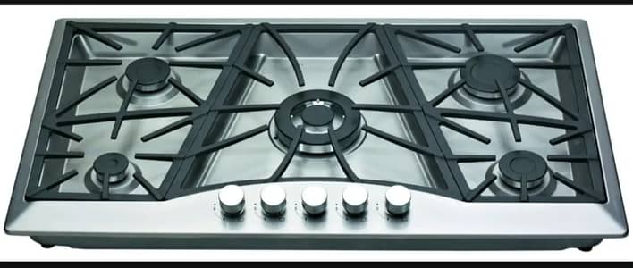 Five Burner Stove Imported with 220v electric ignitor