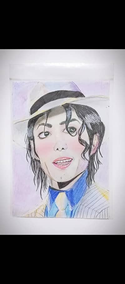 Hand-Drawn Michael Jackson Potrait-Original Pencil Art(King of Pop)!