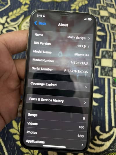 Apple iPhone XS all ok pta approve 256gb