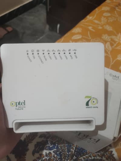 Router Ptcl & Cat 6. wire 55 meter