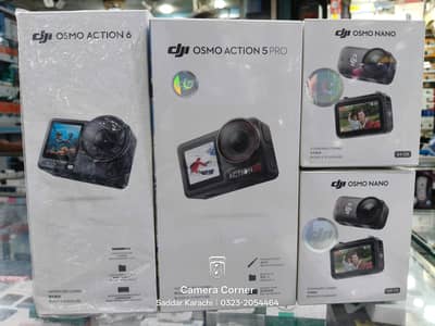 dji Osmo Action 6 and 5 and Osmo Nano box pack