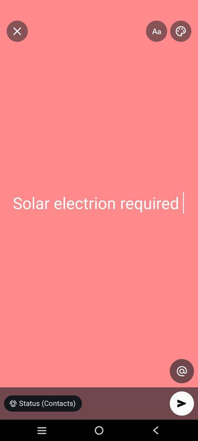 solar electrion required