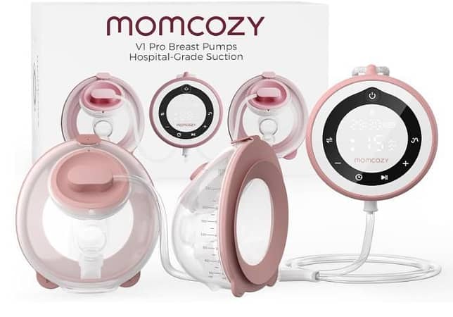 Momcozy V1 Pro Hospital-Grade Wearable Breast Pump Hands-Free r5425