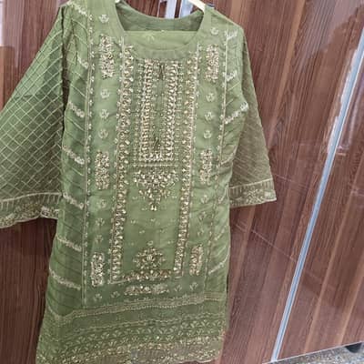 Green 3 pcs suit