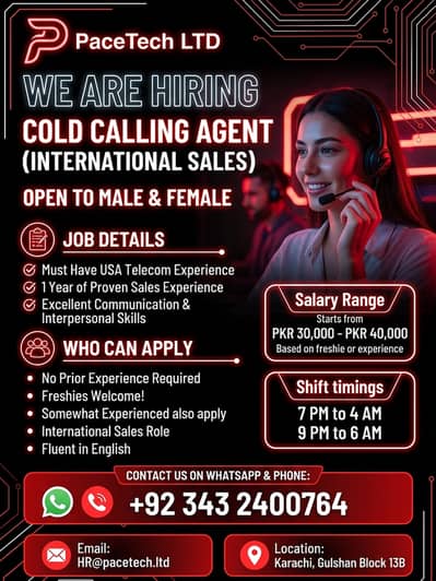 We Are Hiring: Sales Agent – International Sales